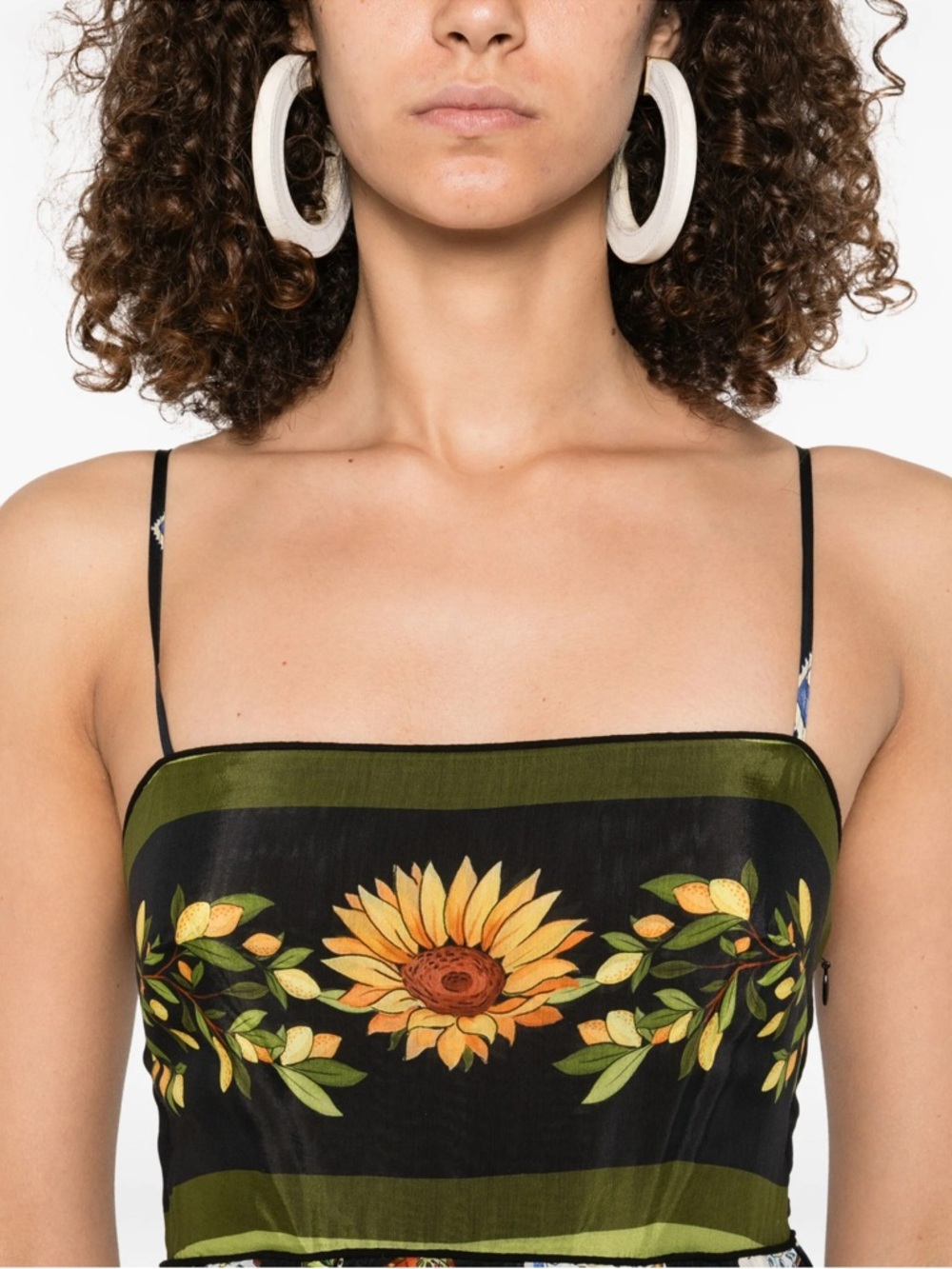 NWT FARM Rio trip souvenir Maxi Dress fully lined - Picture 3 of 7